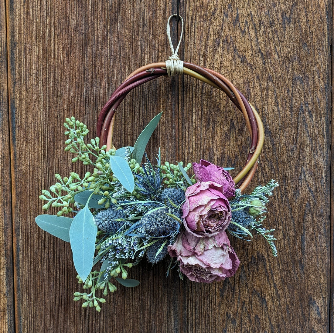 4" Dried Mini Wreath