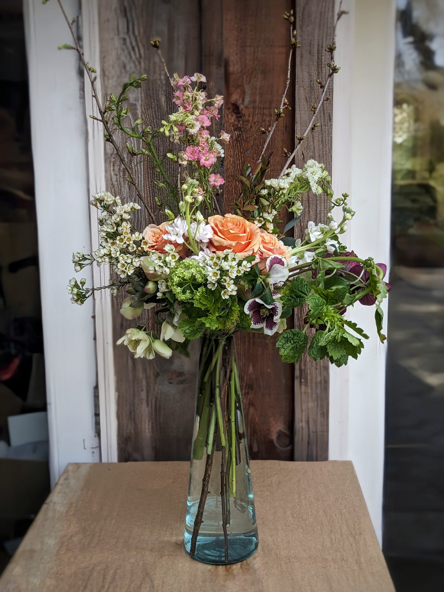 Tall Modern Flare Arrangement