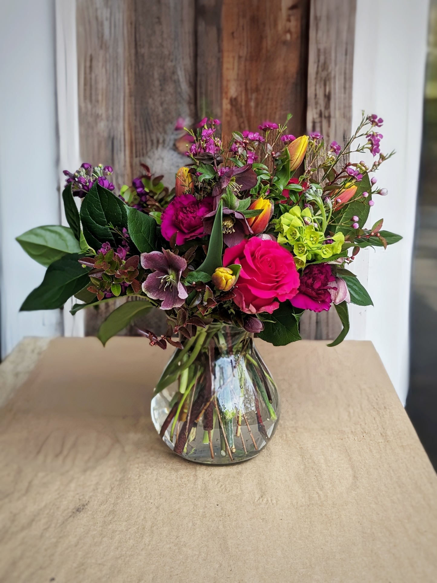 A Floral Arrangement in Vase