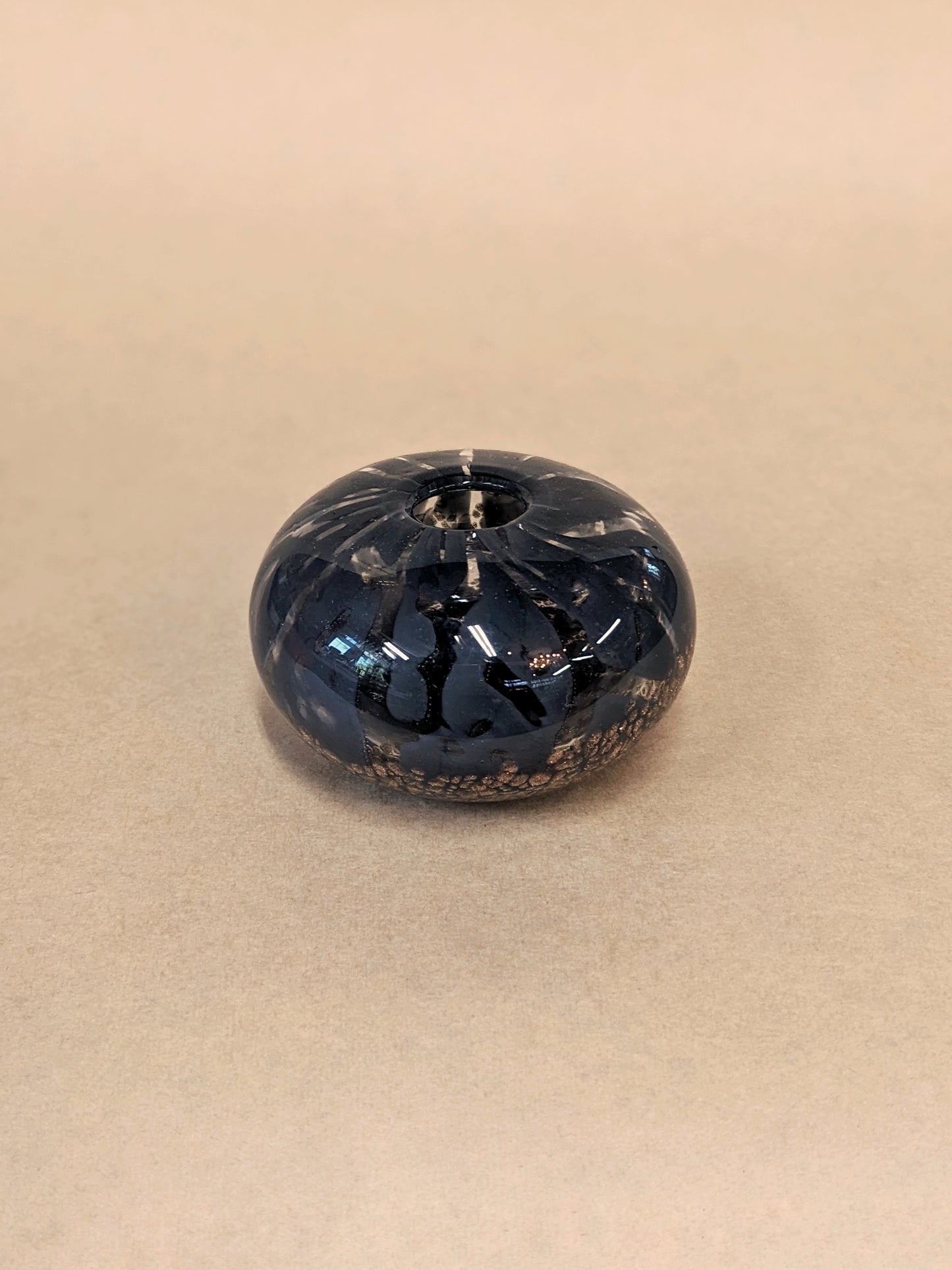 Blown Glass Paperweight Vase