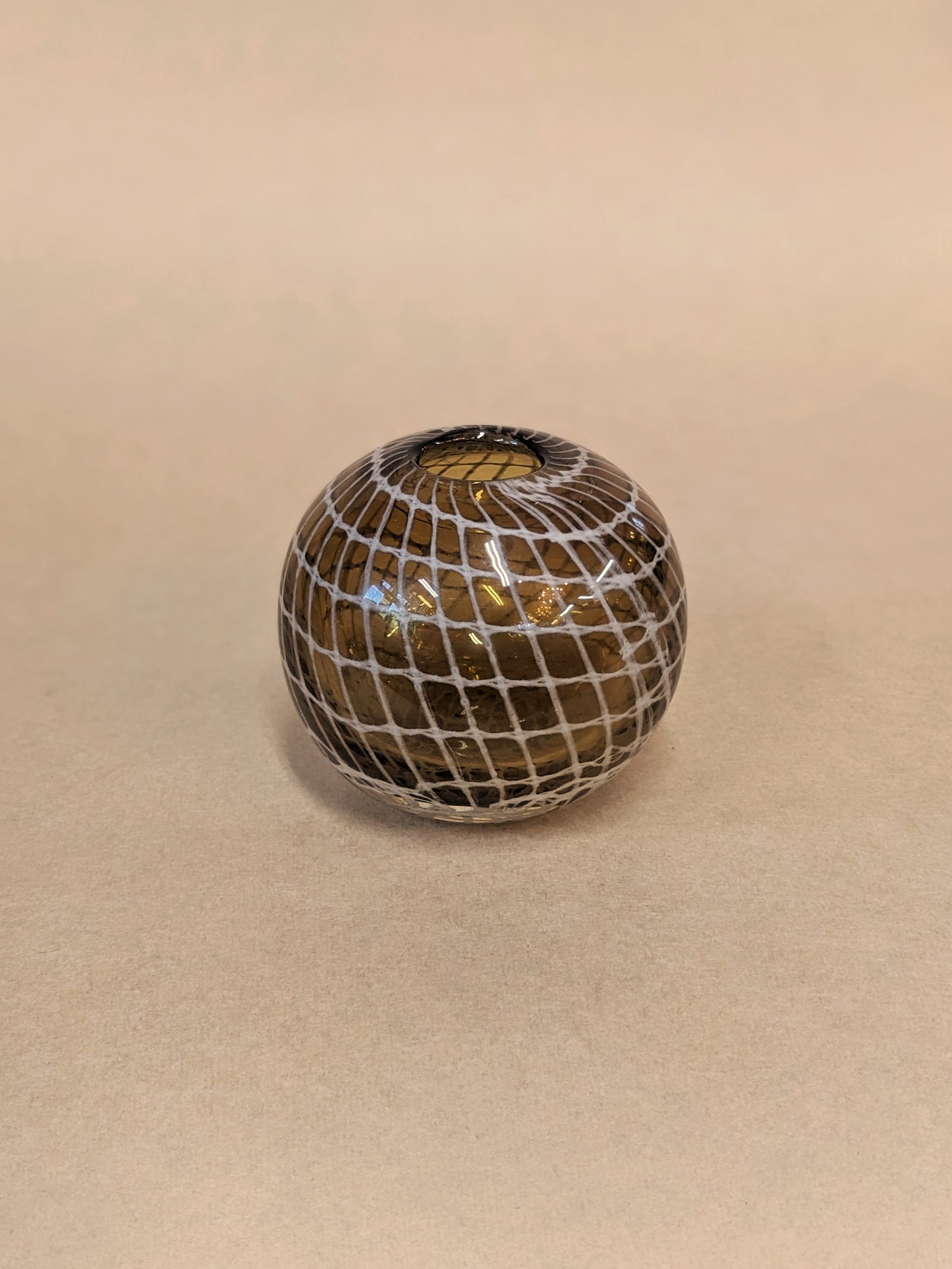 Blown Glass Paperweight Vase