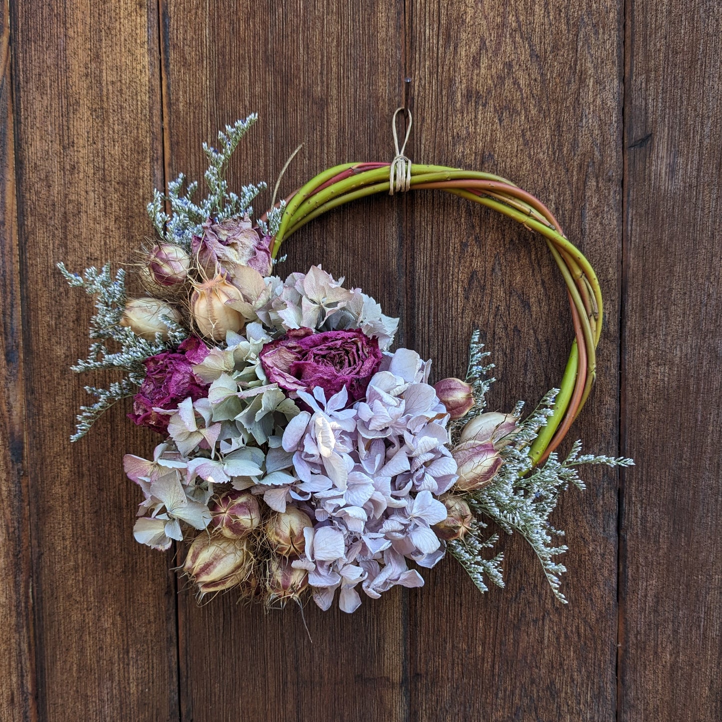 6"-10" Dried Wreath