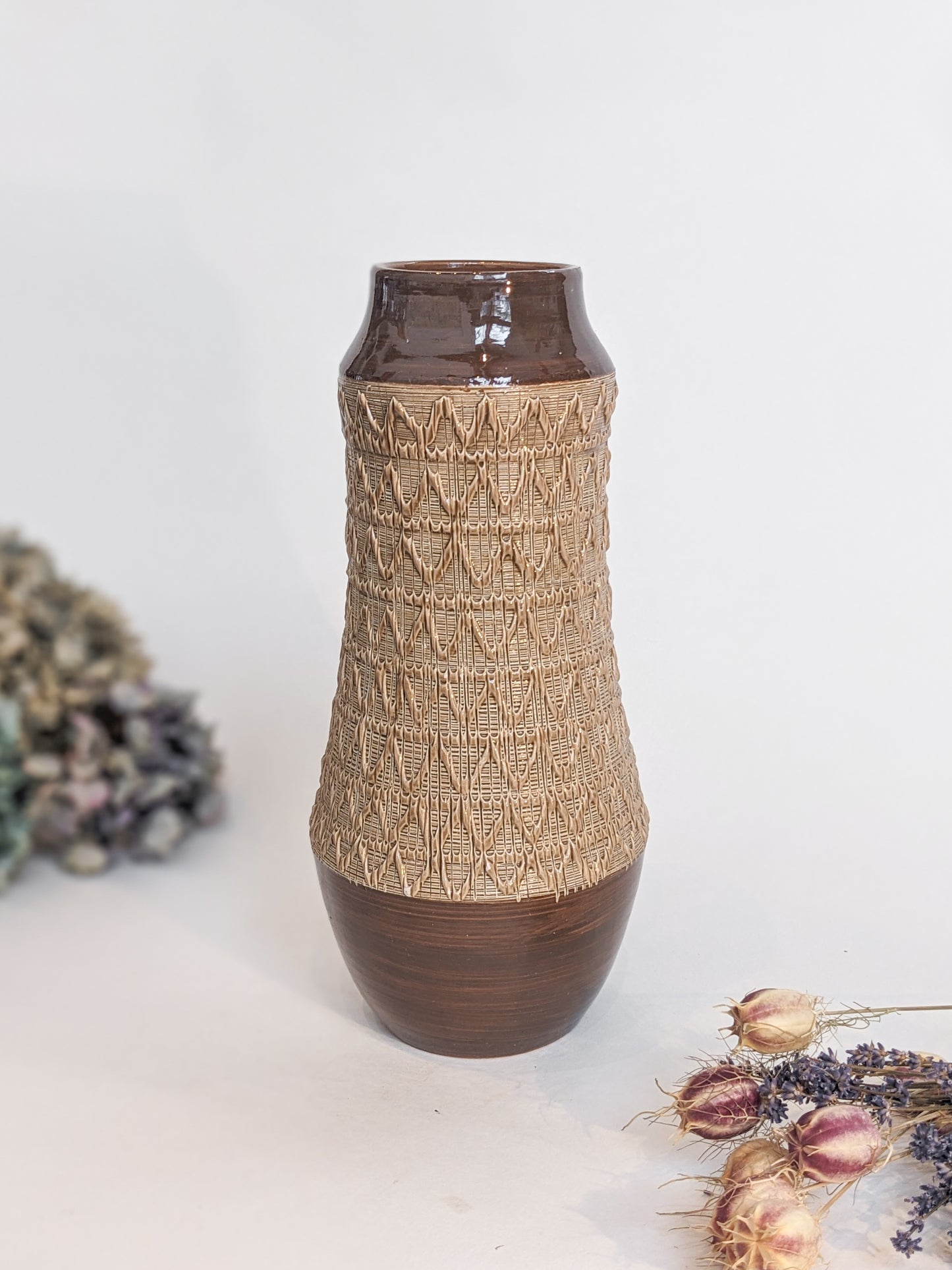 Basket Patterned Vase
