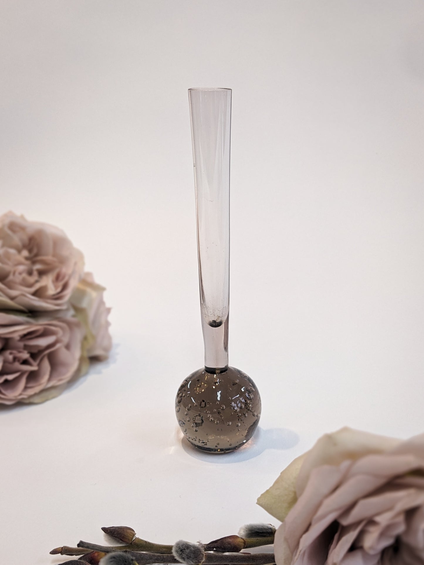Blown Glass Drop Bud Vases