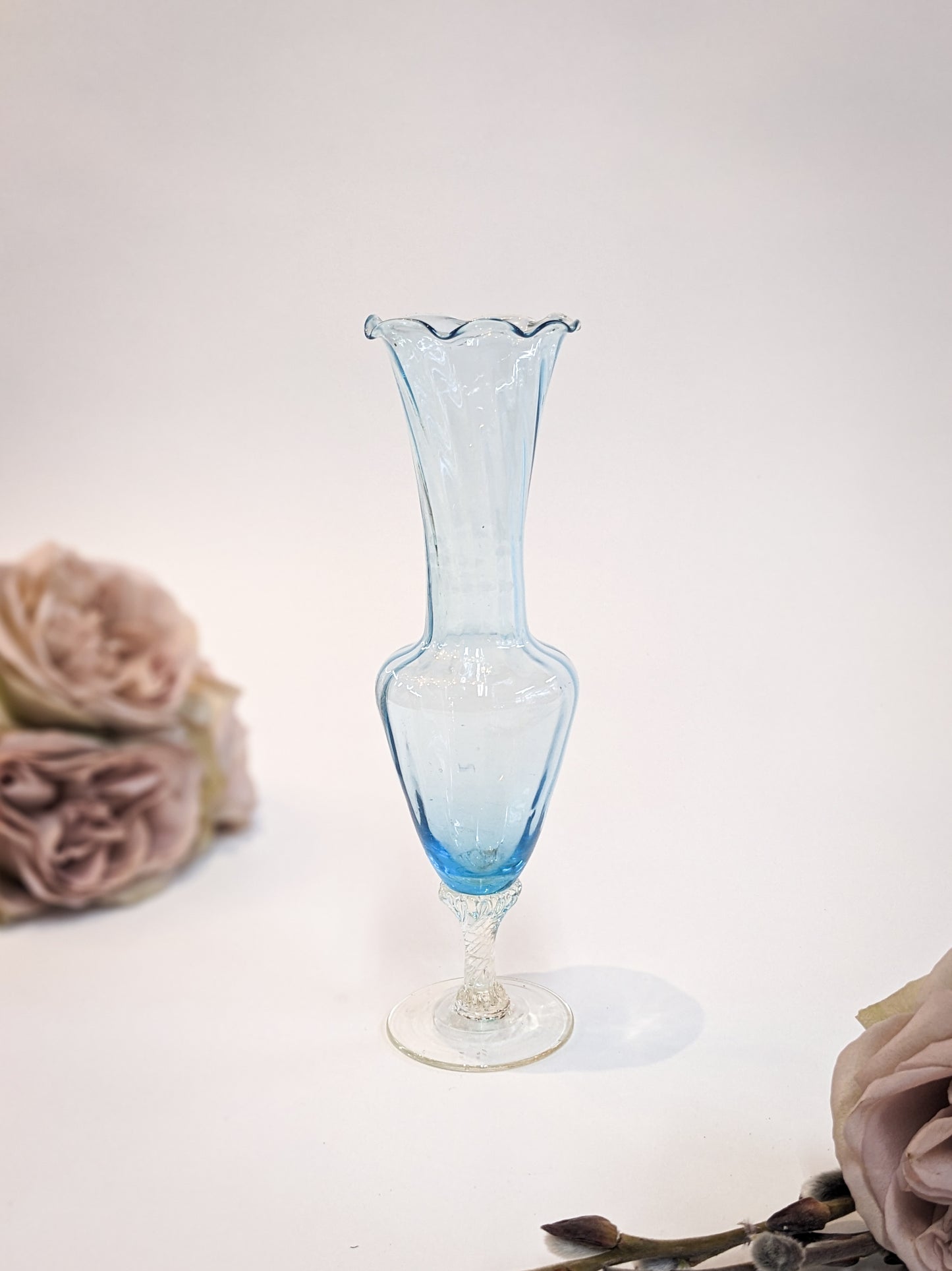 Light Blue Bud Vase