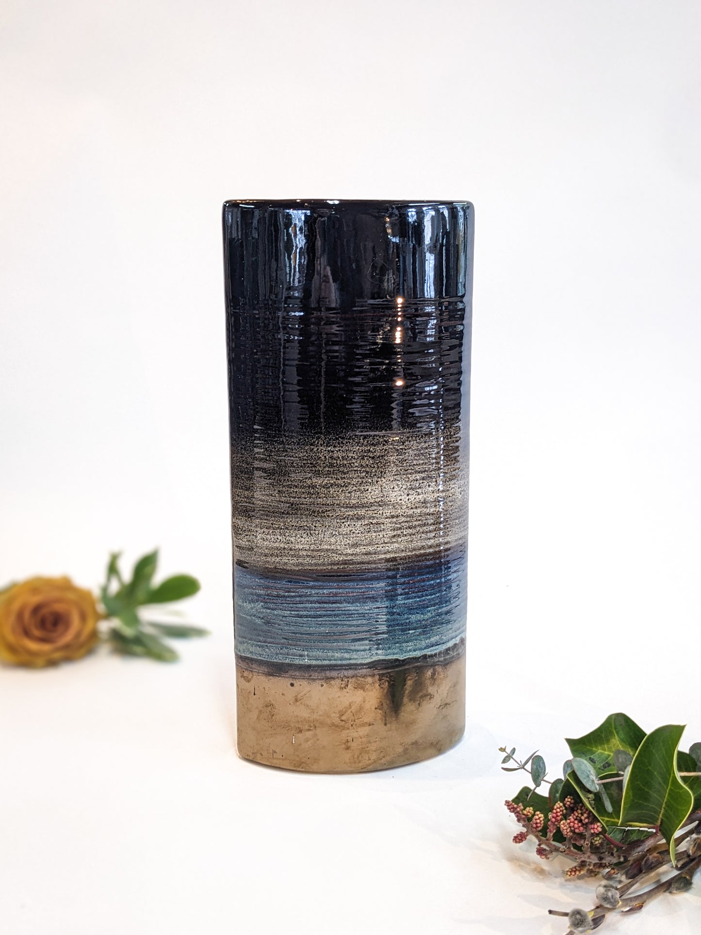 Bronze Oval Cylinder