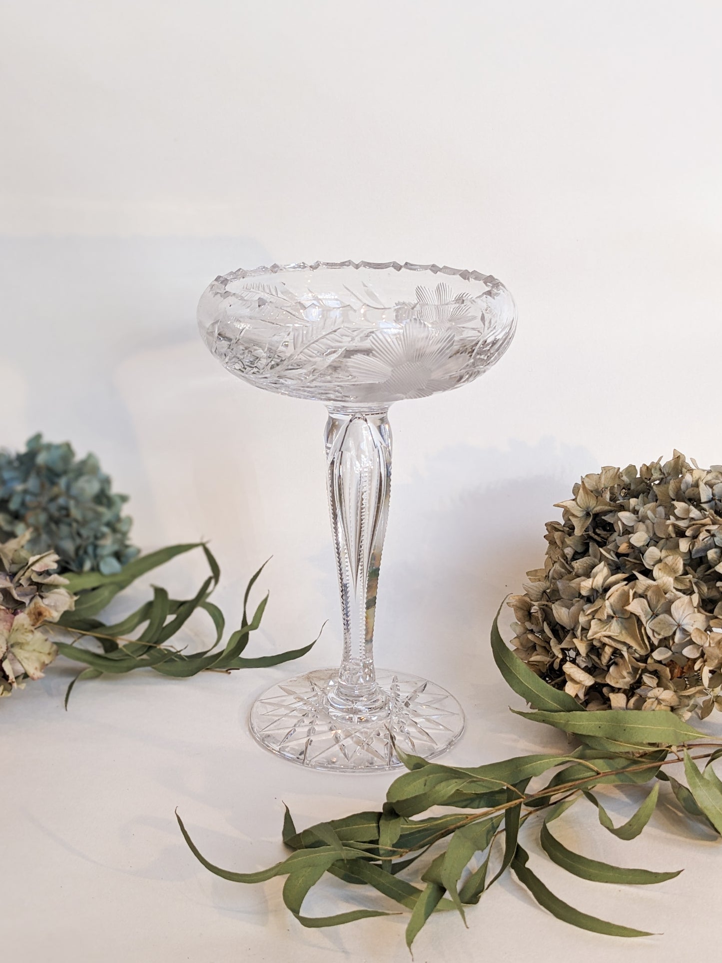 Crystal Pedestal Bowls