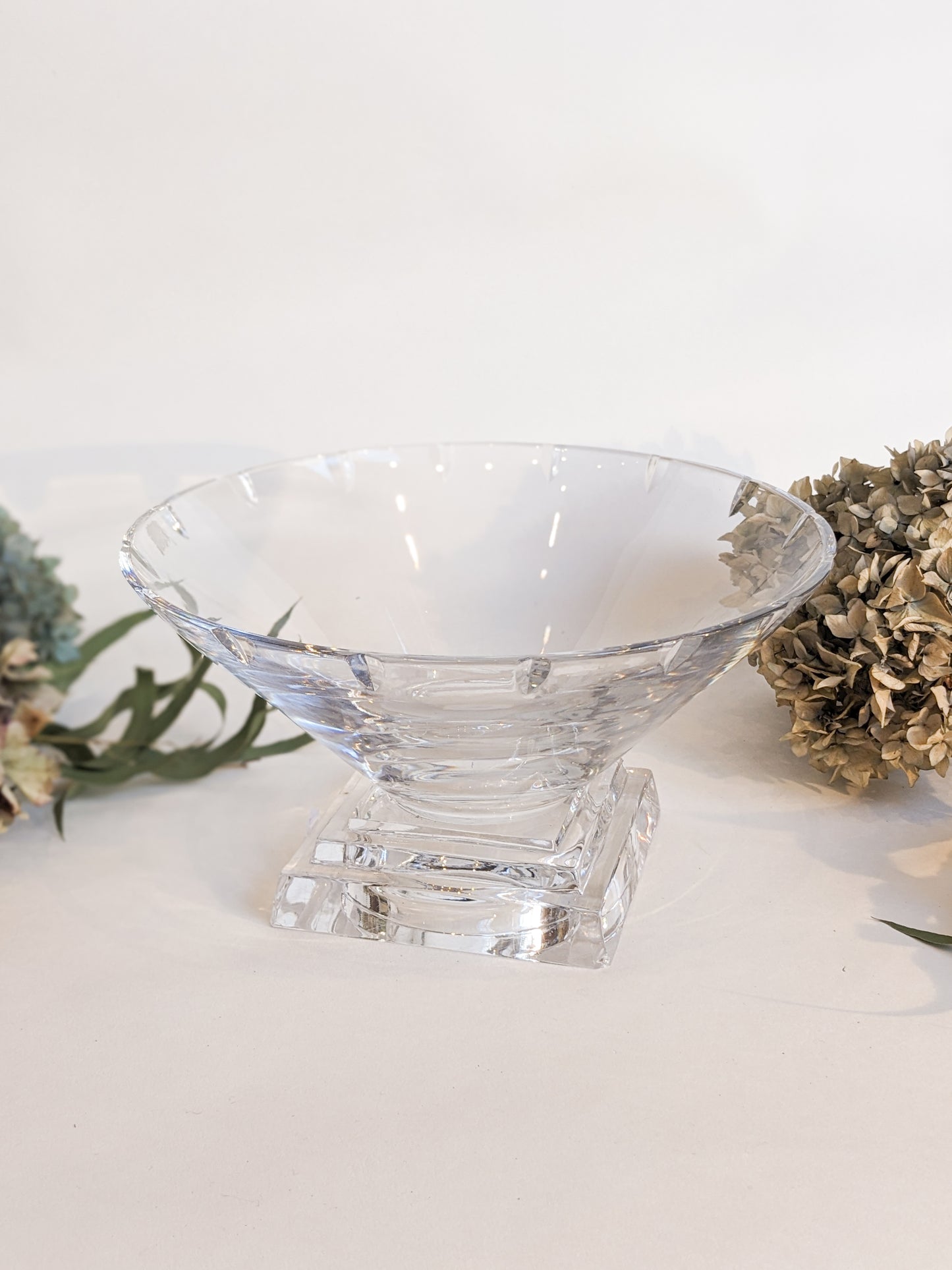 Crystal Pedestal Bowls