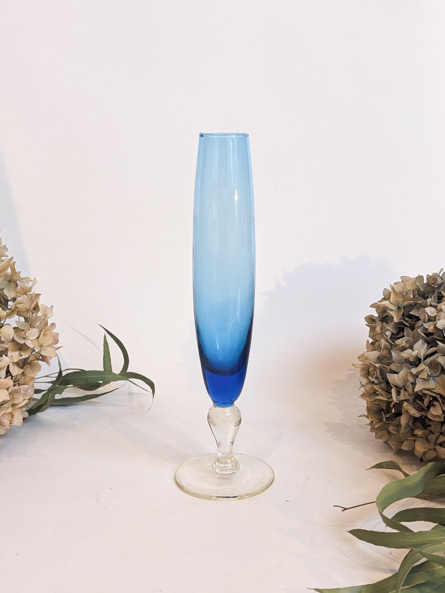 Blue Glass Flutes