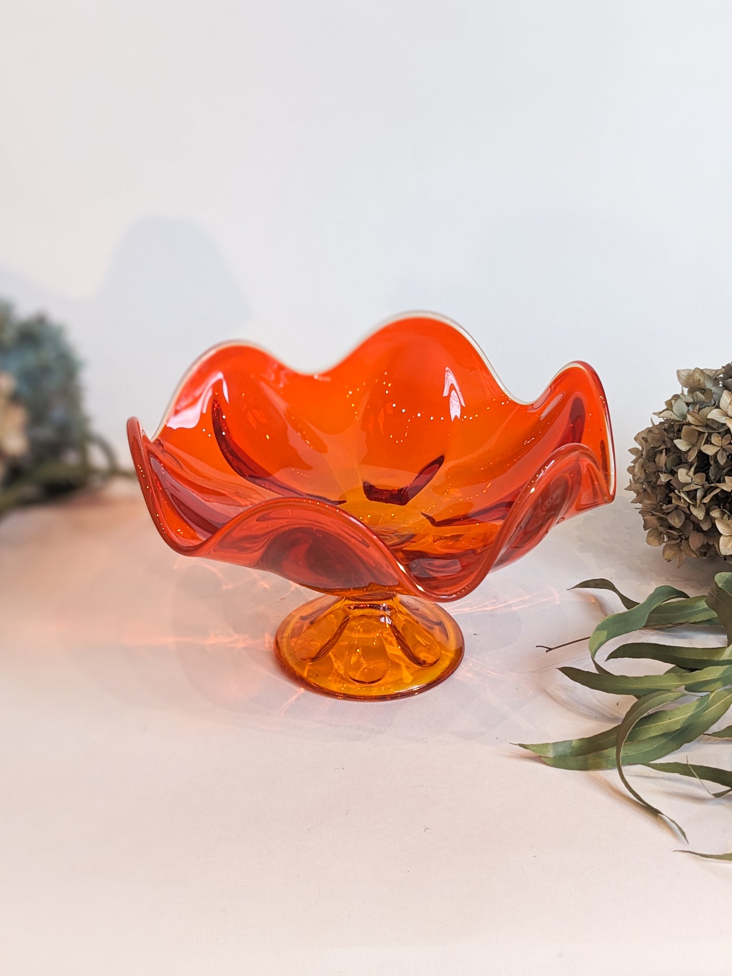 Glass Pedestal Bowls
