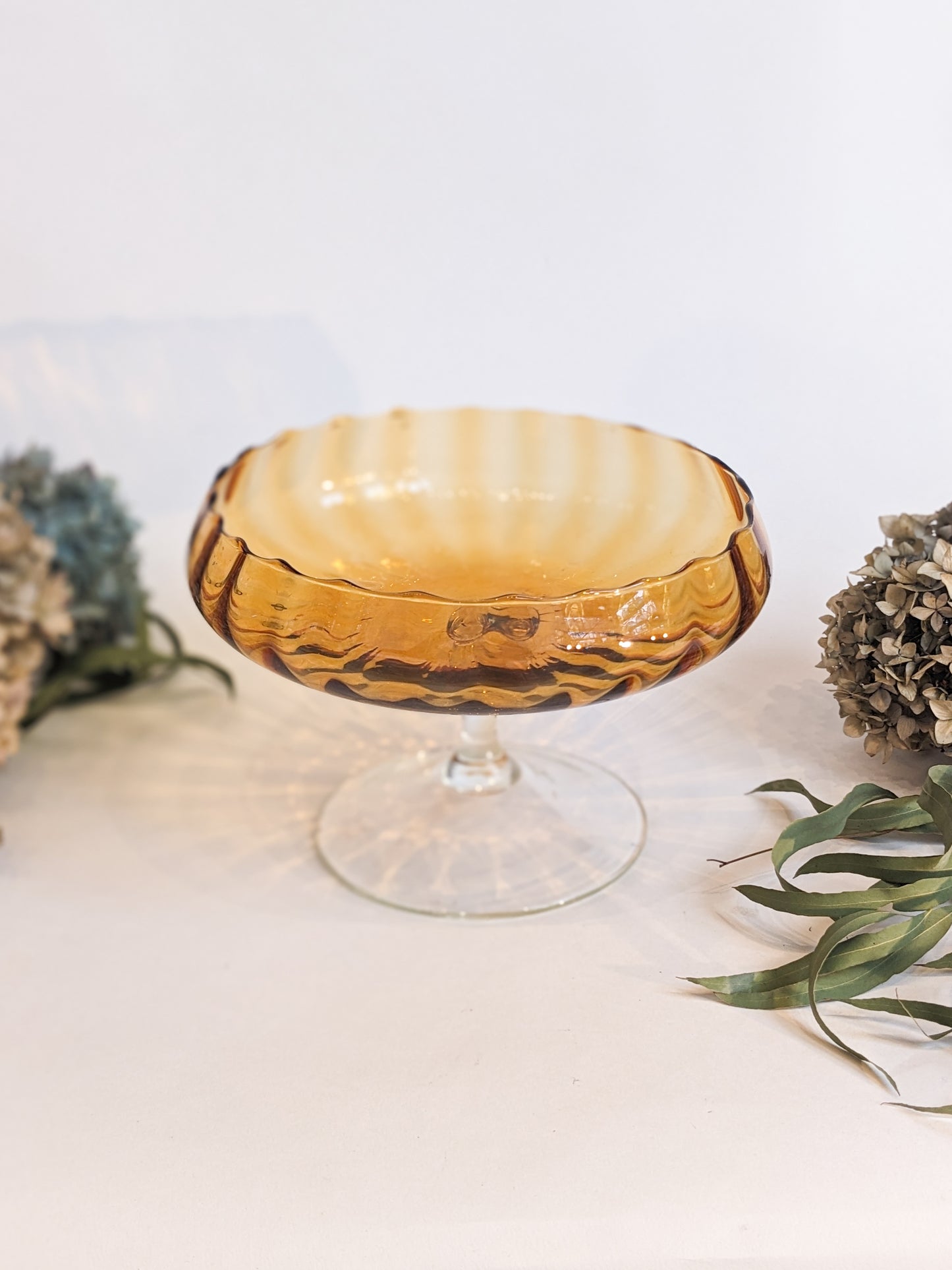 Glass Pedestal Bowls