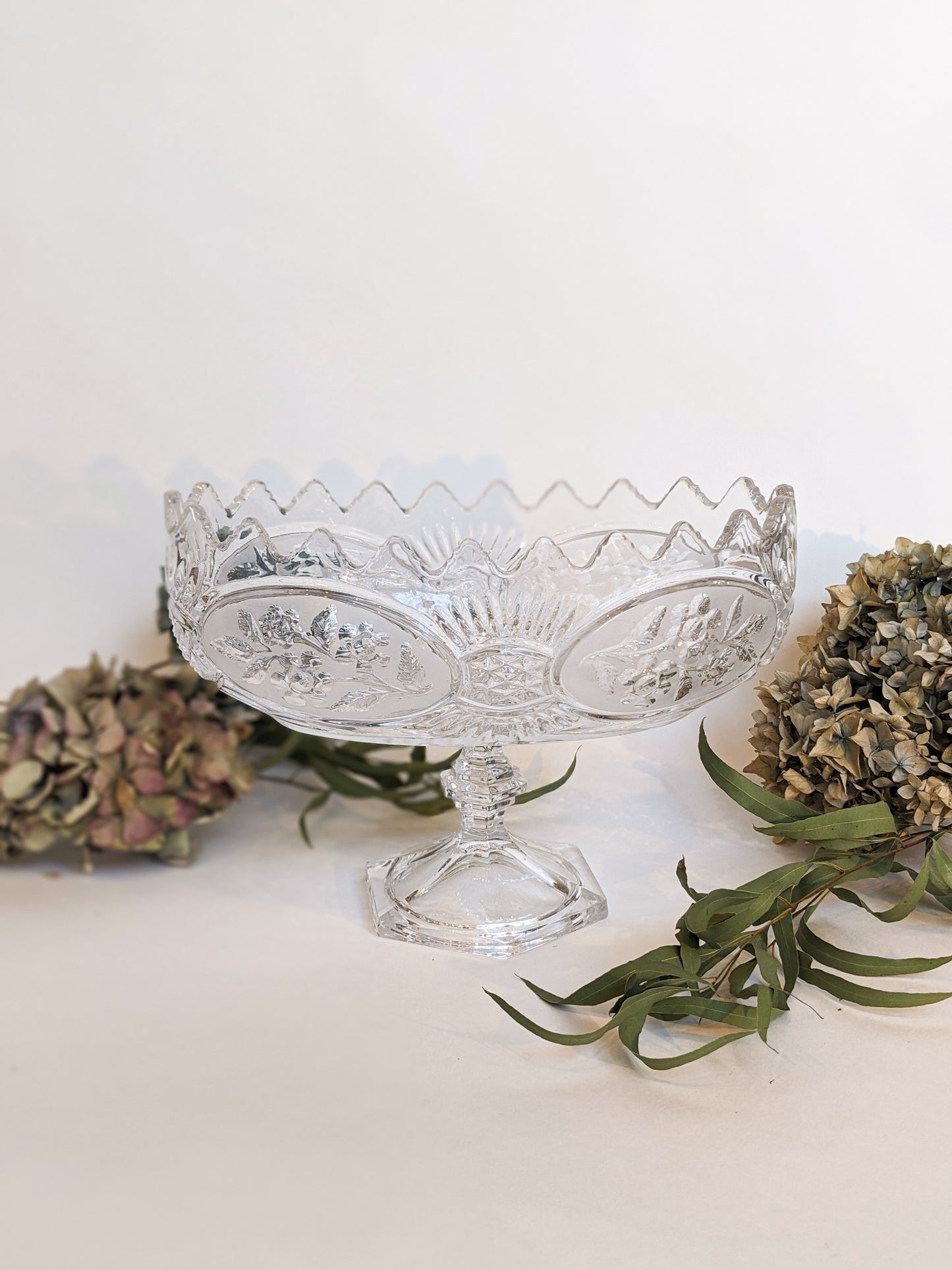 Crystal Pedestal Bowls