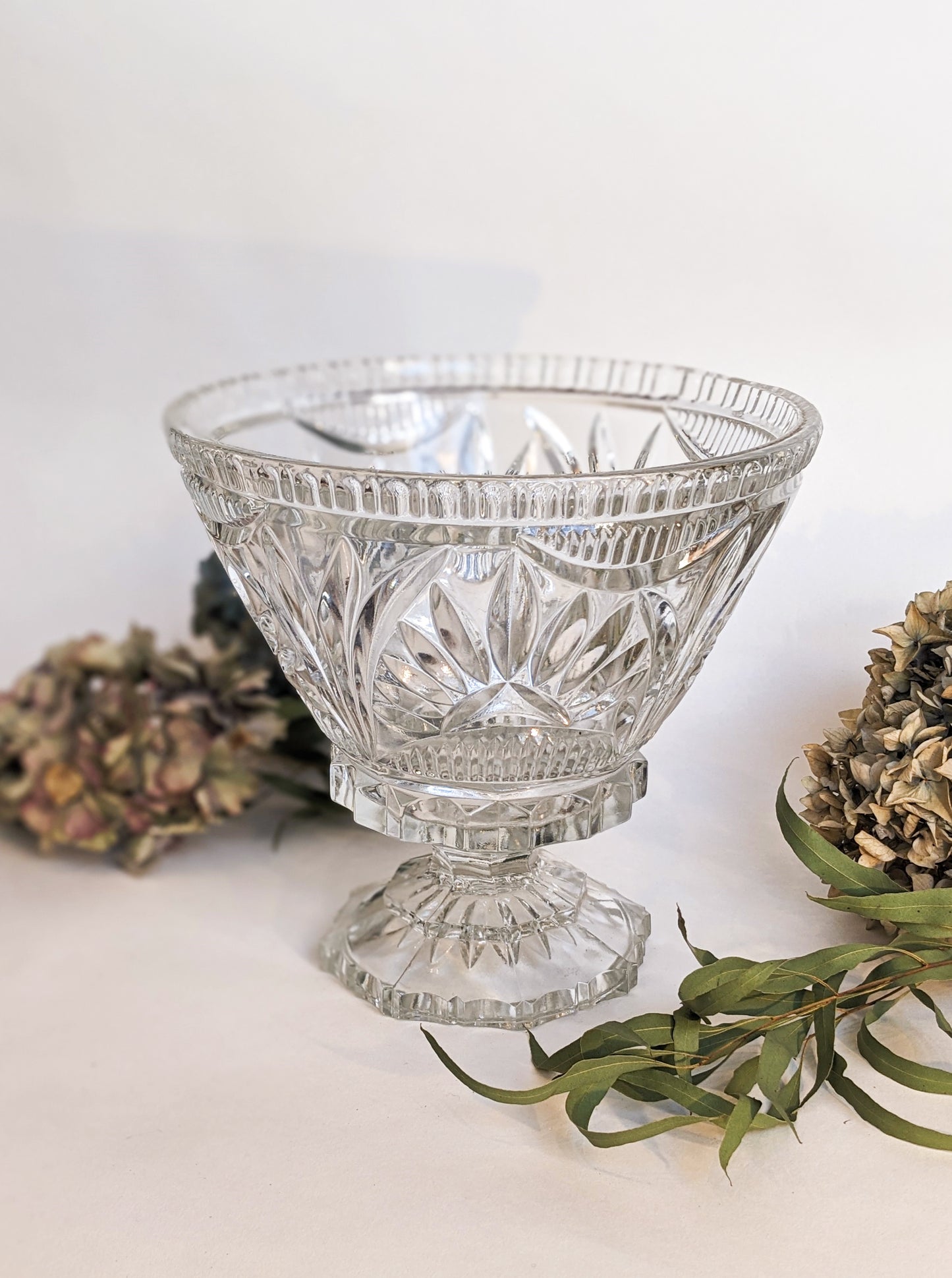 Crystal Pedestal Bowls