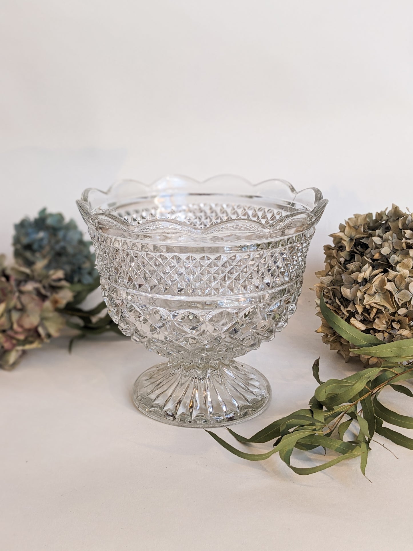 Glass Pedestal Bowls