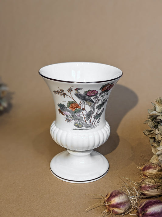 Small Bird Pattern Porcelain Urn
