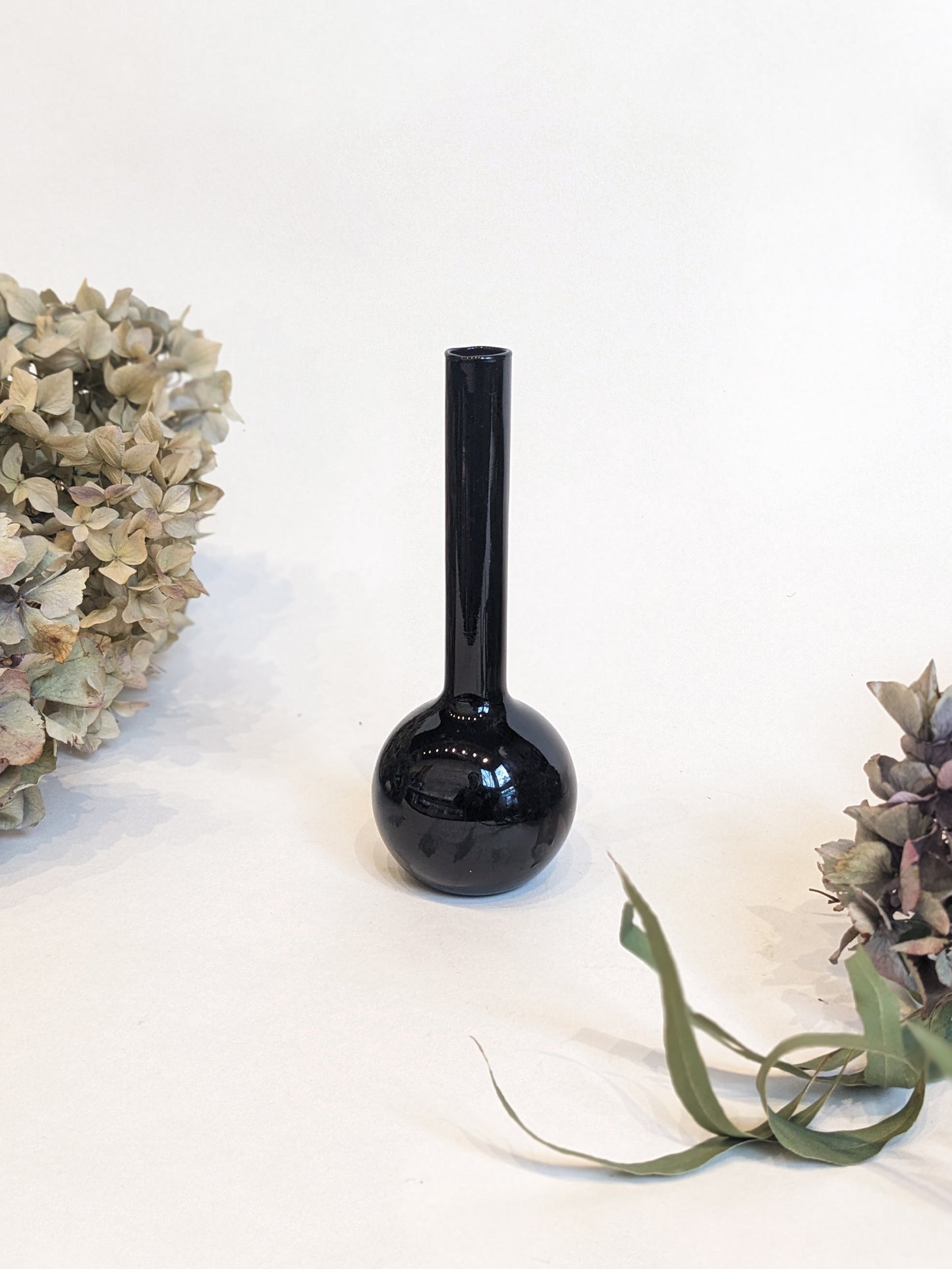 Small Black Modern Vase