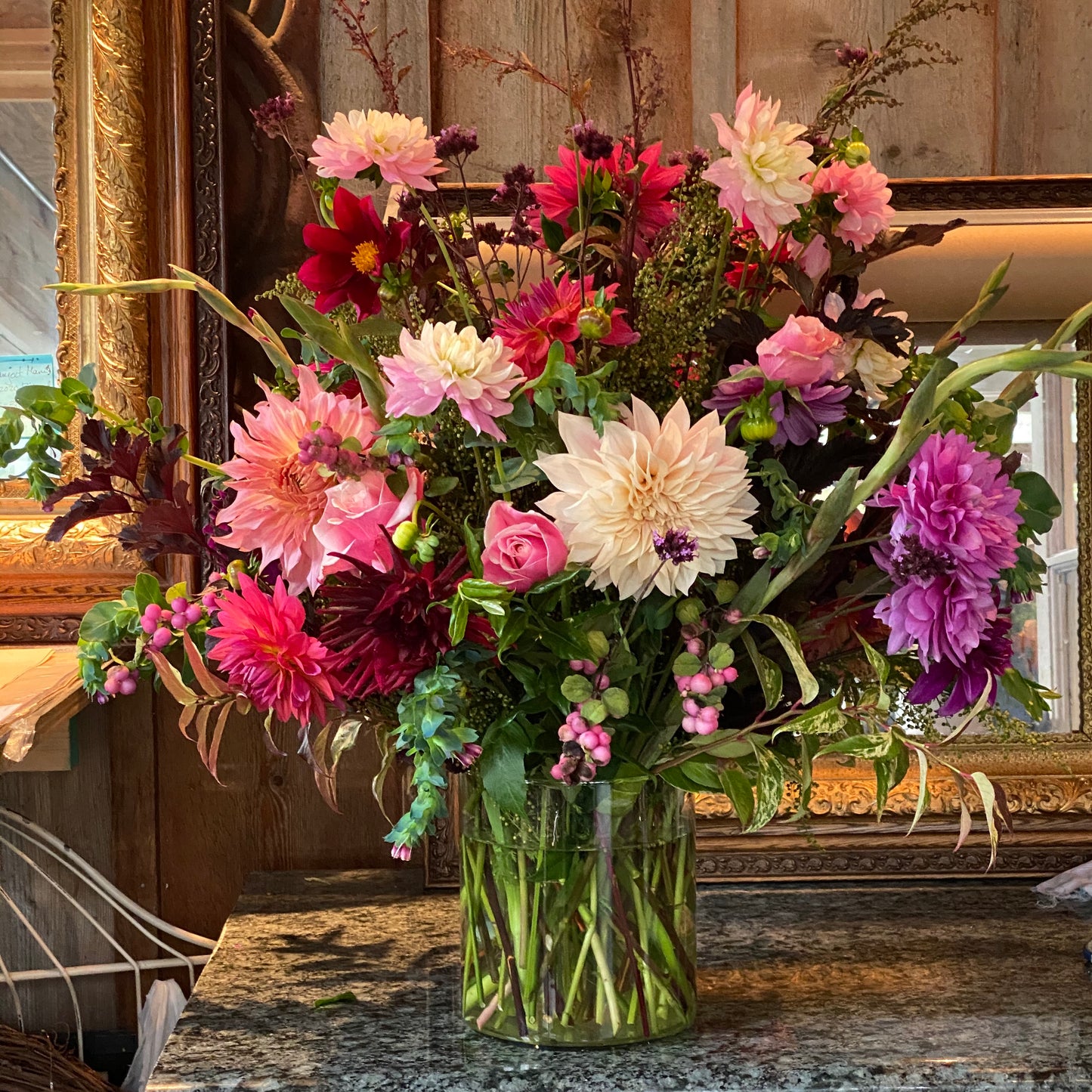 A Floral Arrangement in Vase (4726565666897)