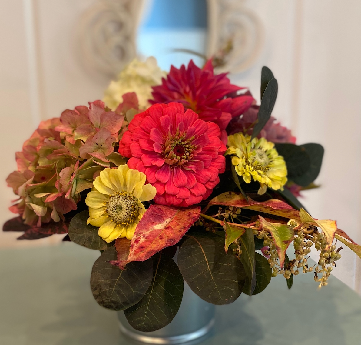 A Tin Floral Arrangement (4730889175121)