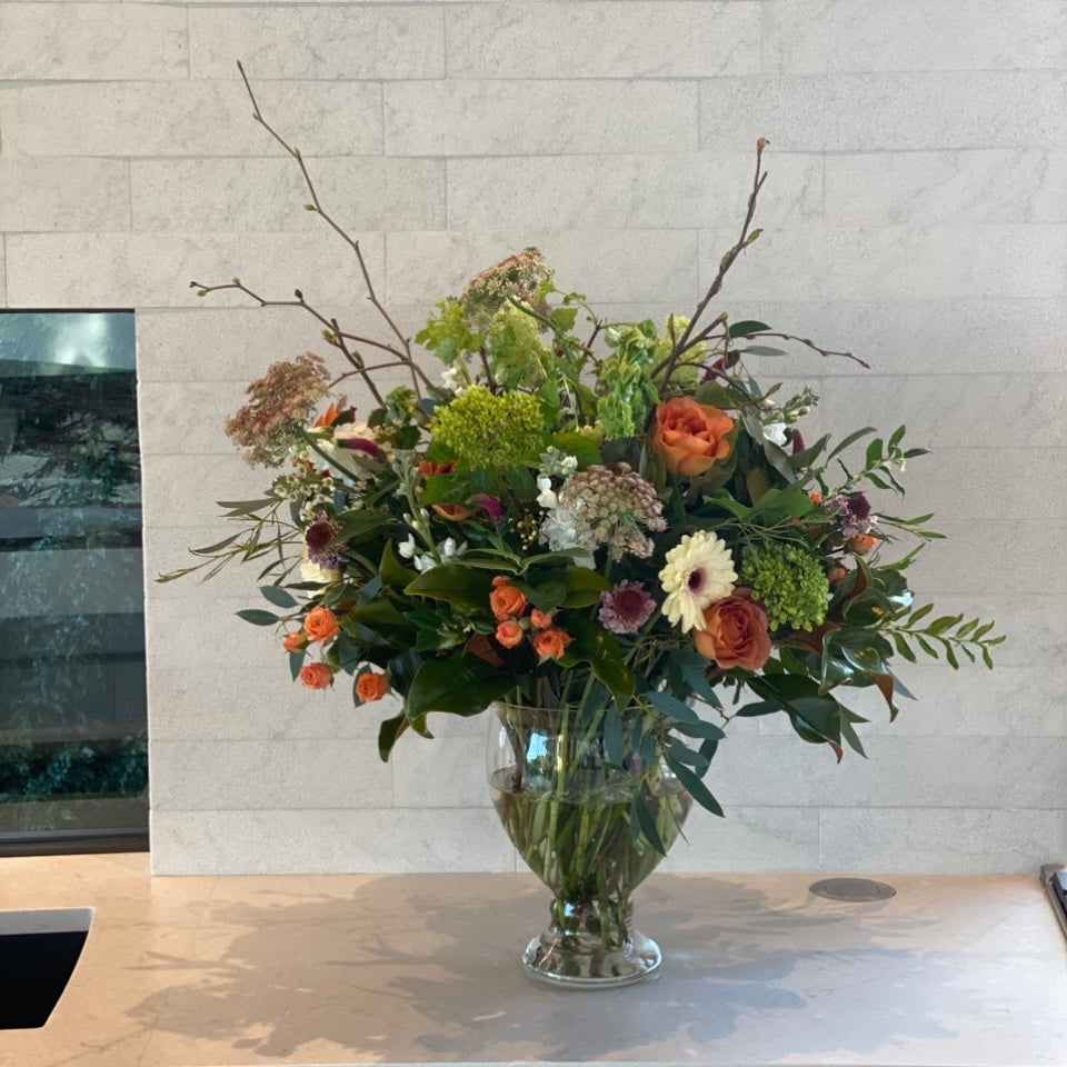 A Floral Arrangement in Vase