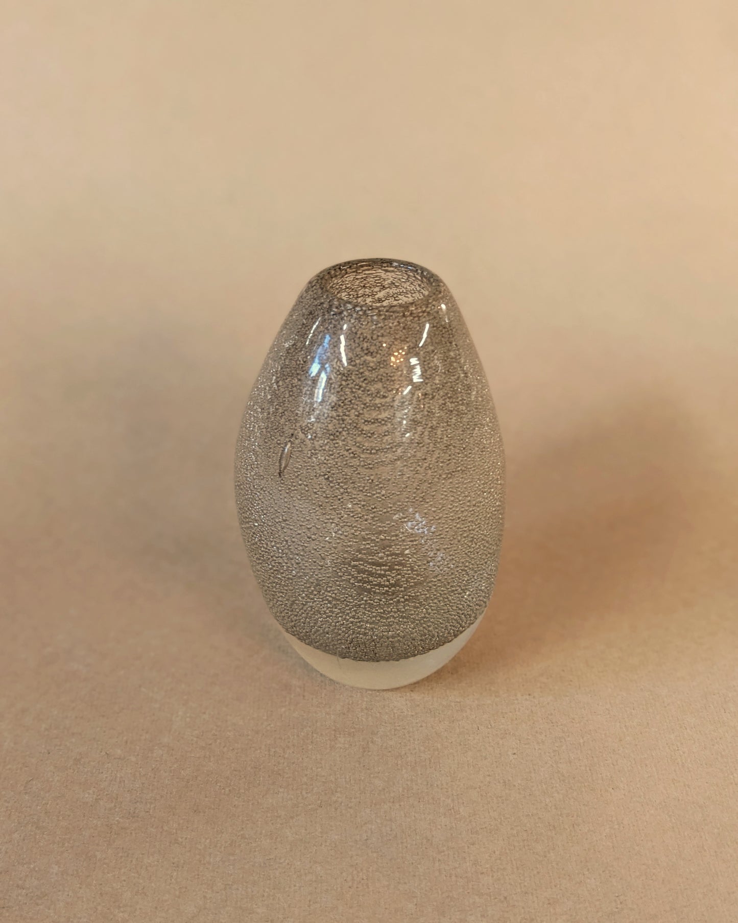 Blown Glass Paperweight Vase