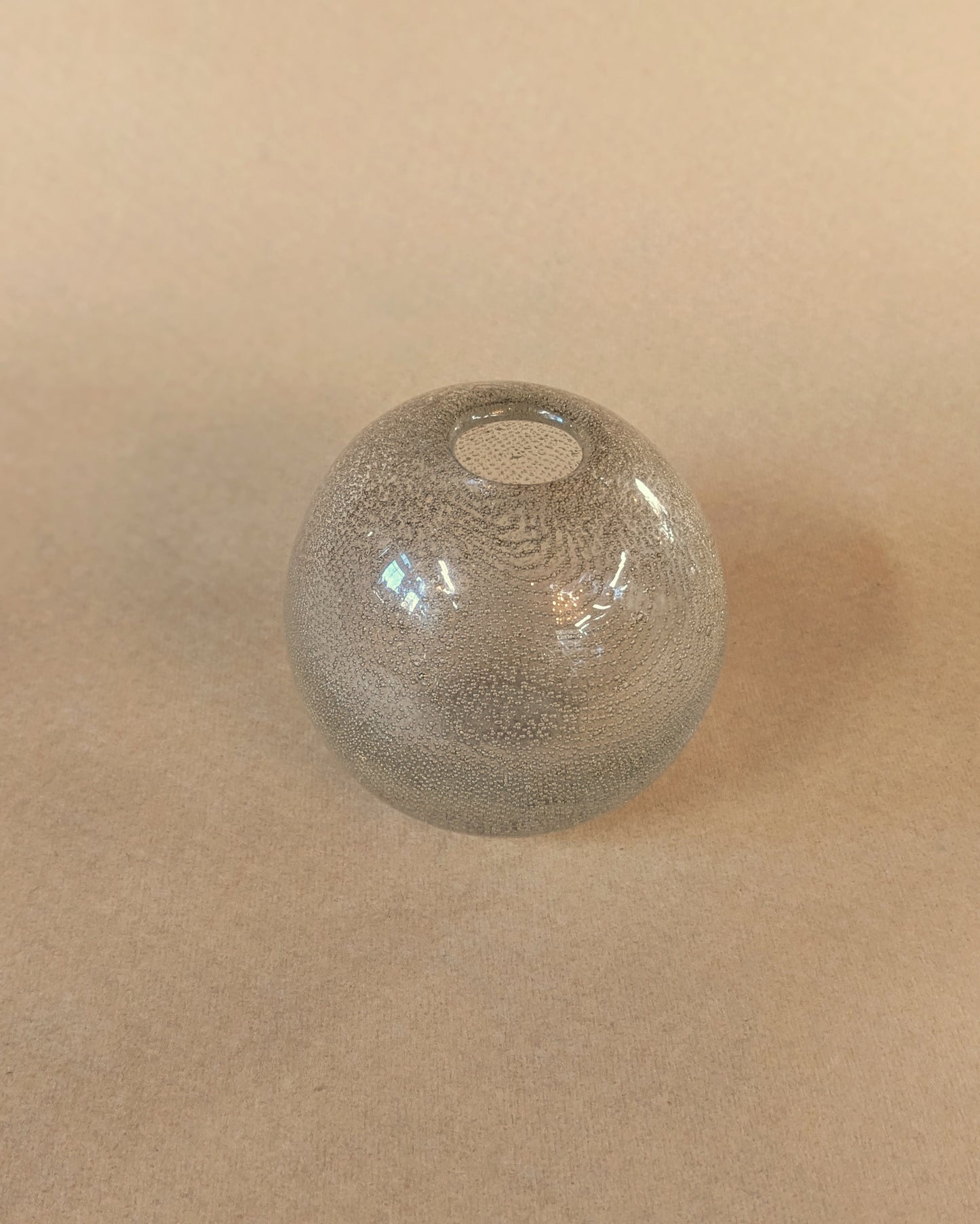 Blown Glass Paperweight Vase