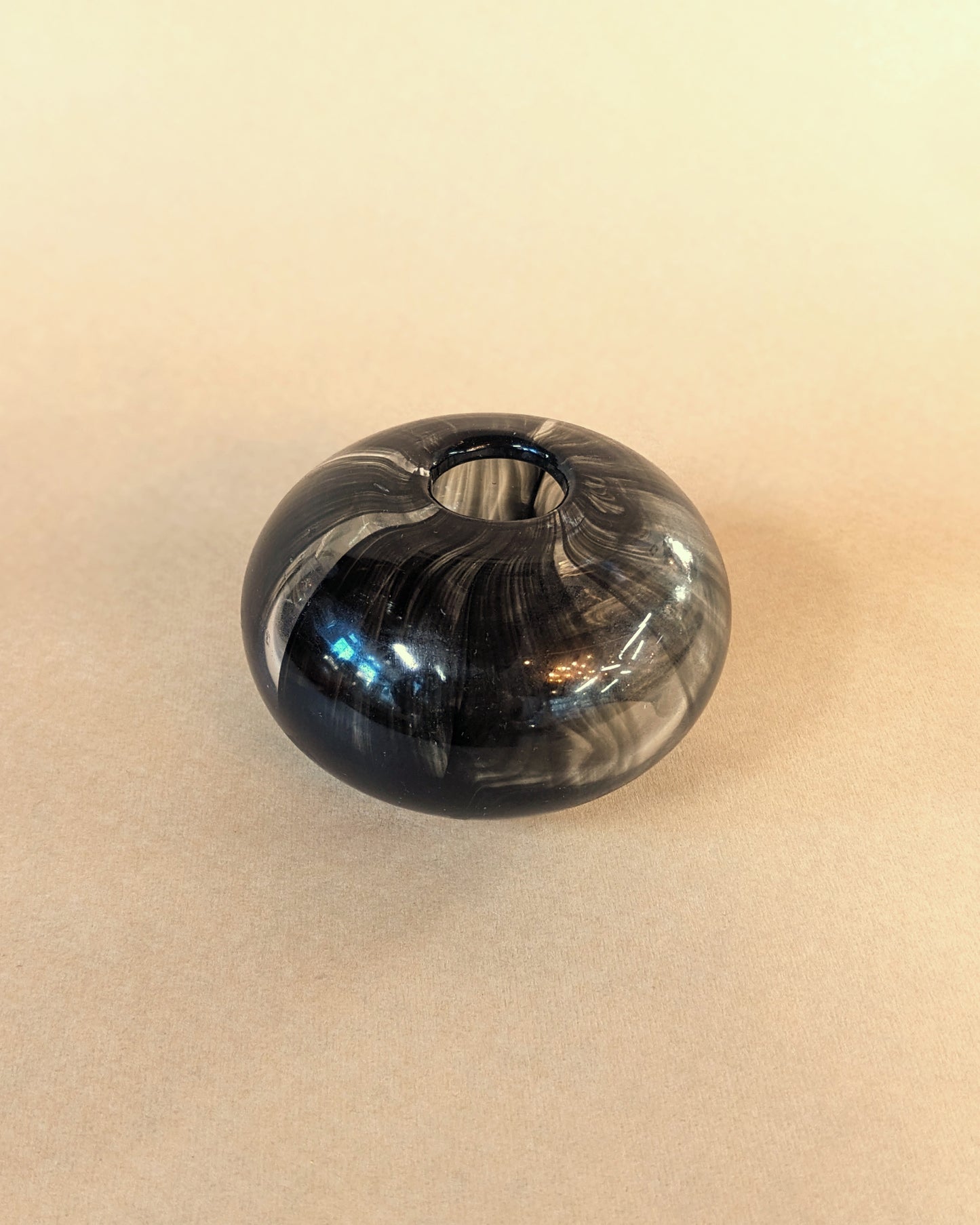 Blown Glass Paperweight Vase