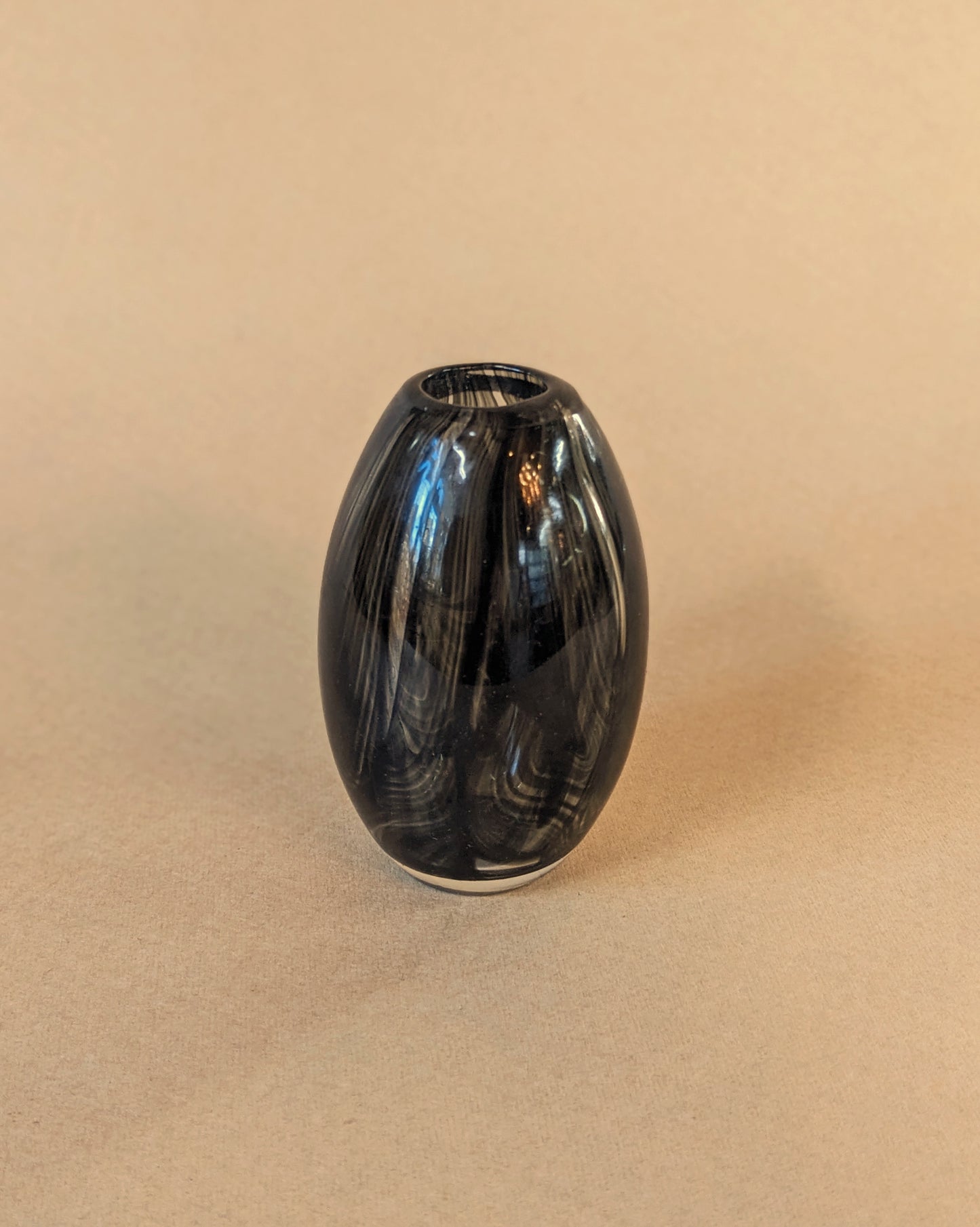 Blown Glass Paperweight Vase