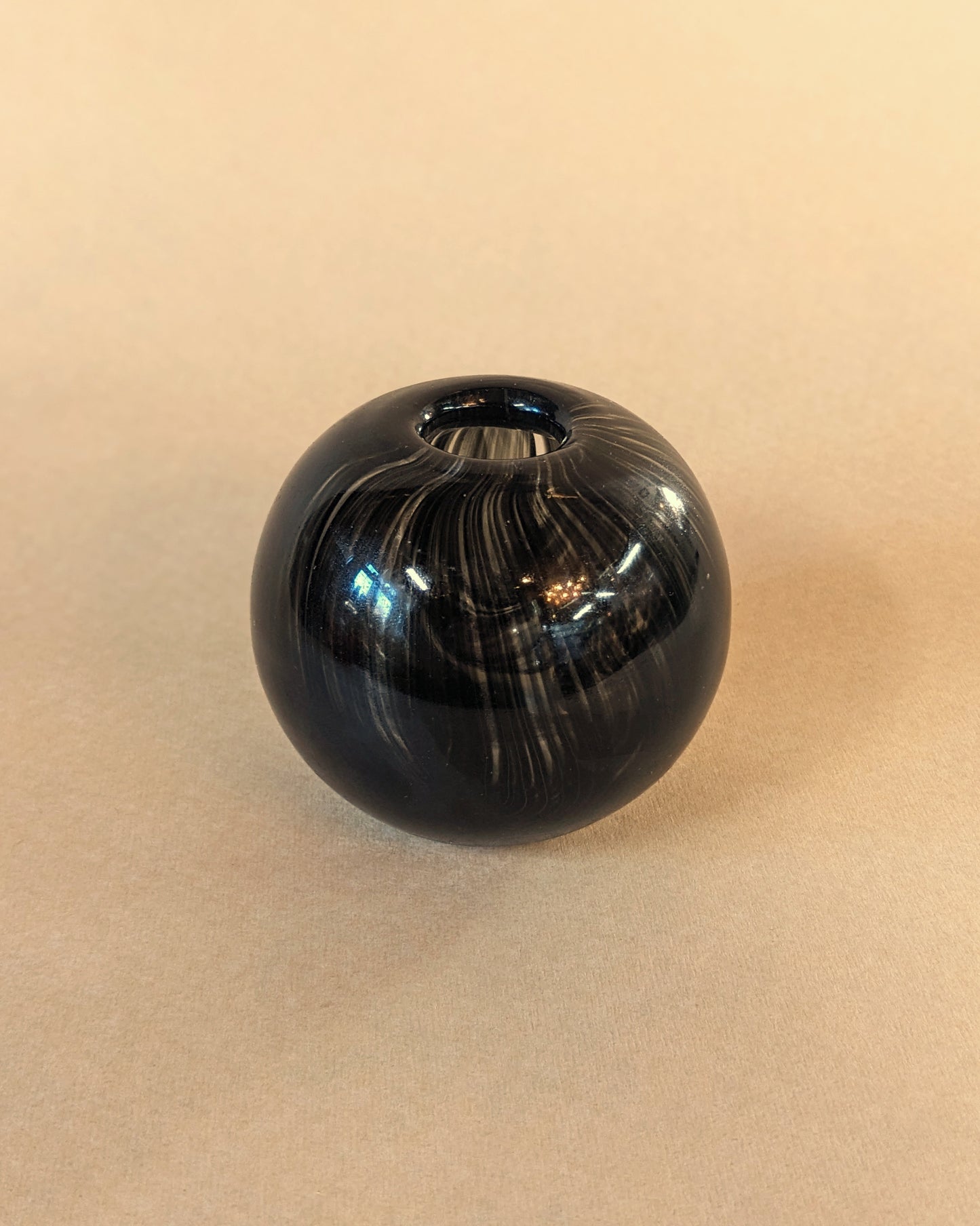 Blown Glass Paperweight Vase