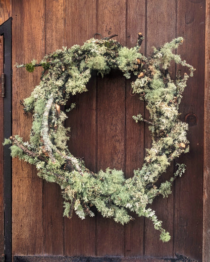 Extra Large Lichen Wreath