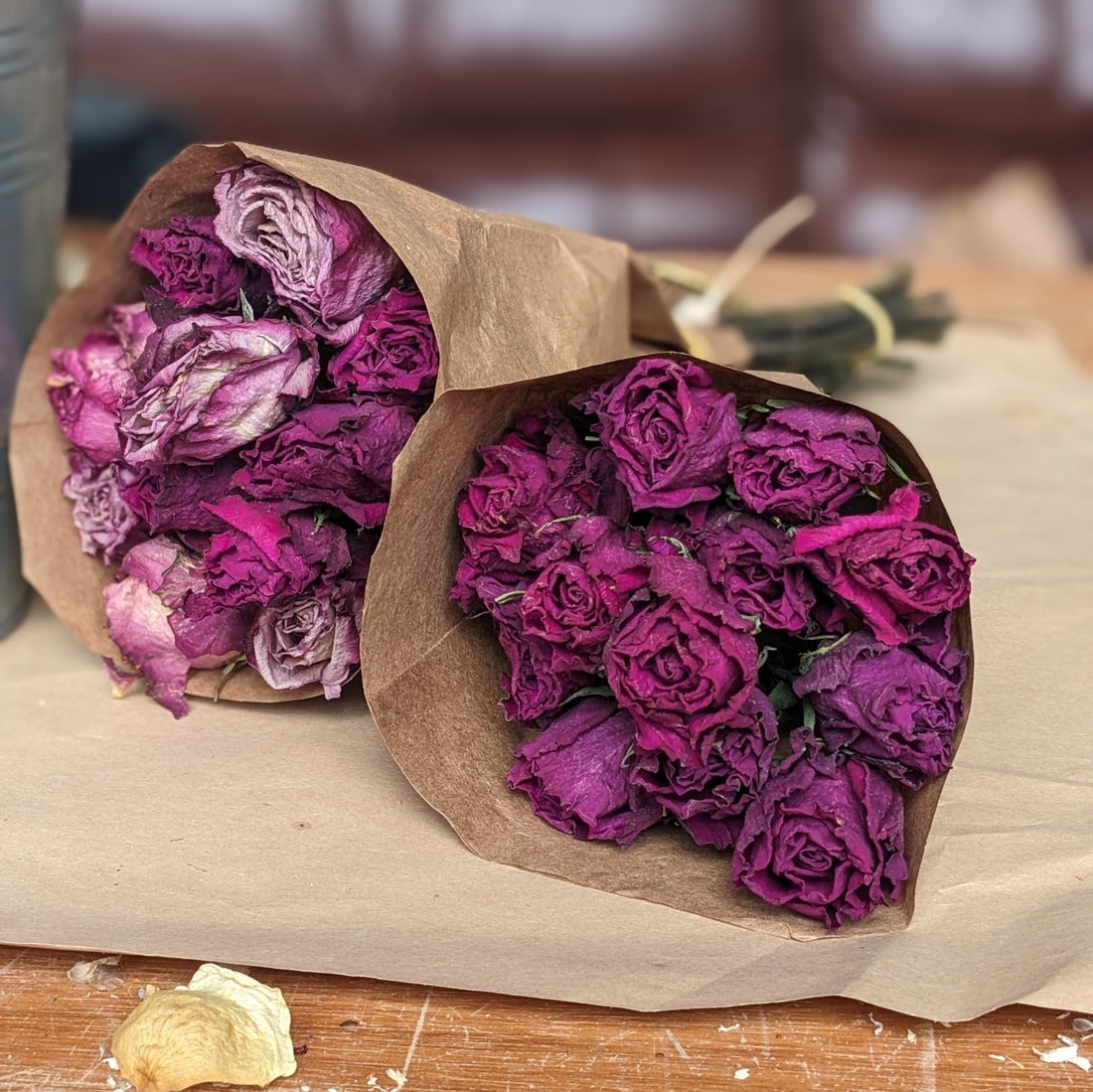 Dried Dozen Roses