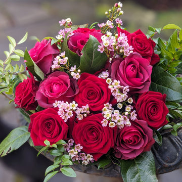 Red Rose Hand Tied Bouquet