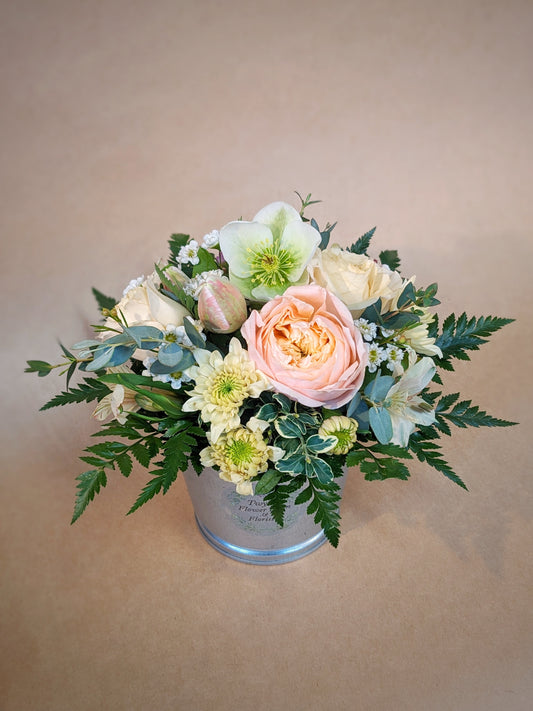 A Tin Floral Arrangement