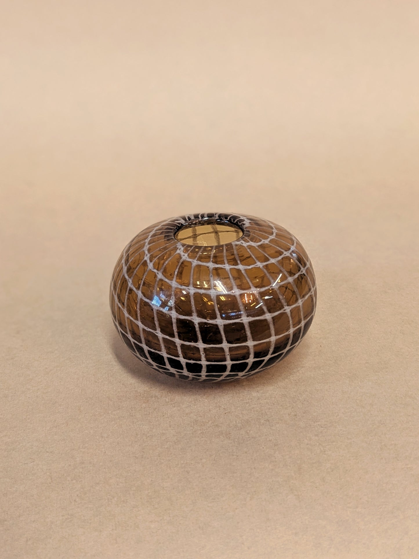 Blown Glass Paperweight Vase