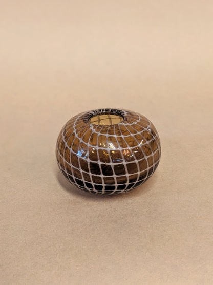 Blown Glass Paperweight Vase