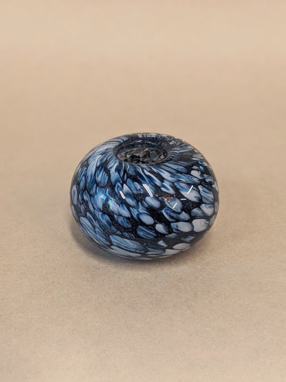 Blown Glass Paperweight Vase