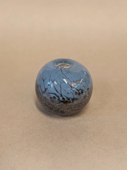 Blown Glass Paperweight Vase