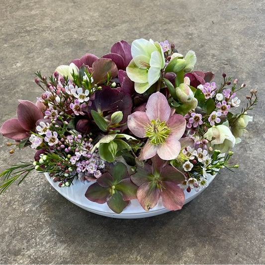 A 21 stem centrepiece arrangement