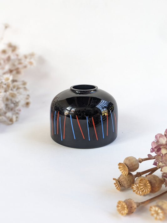 Marcela Vosnikova Crystalex Low Glass Vase