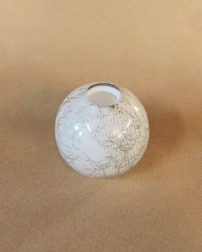 Blown Glass Paperweight Vase