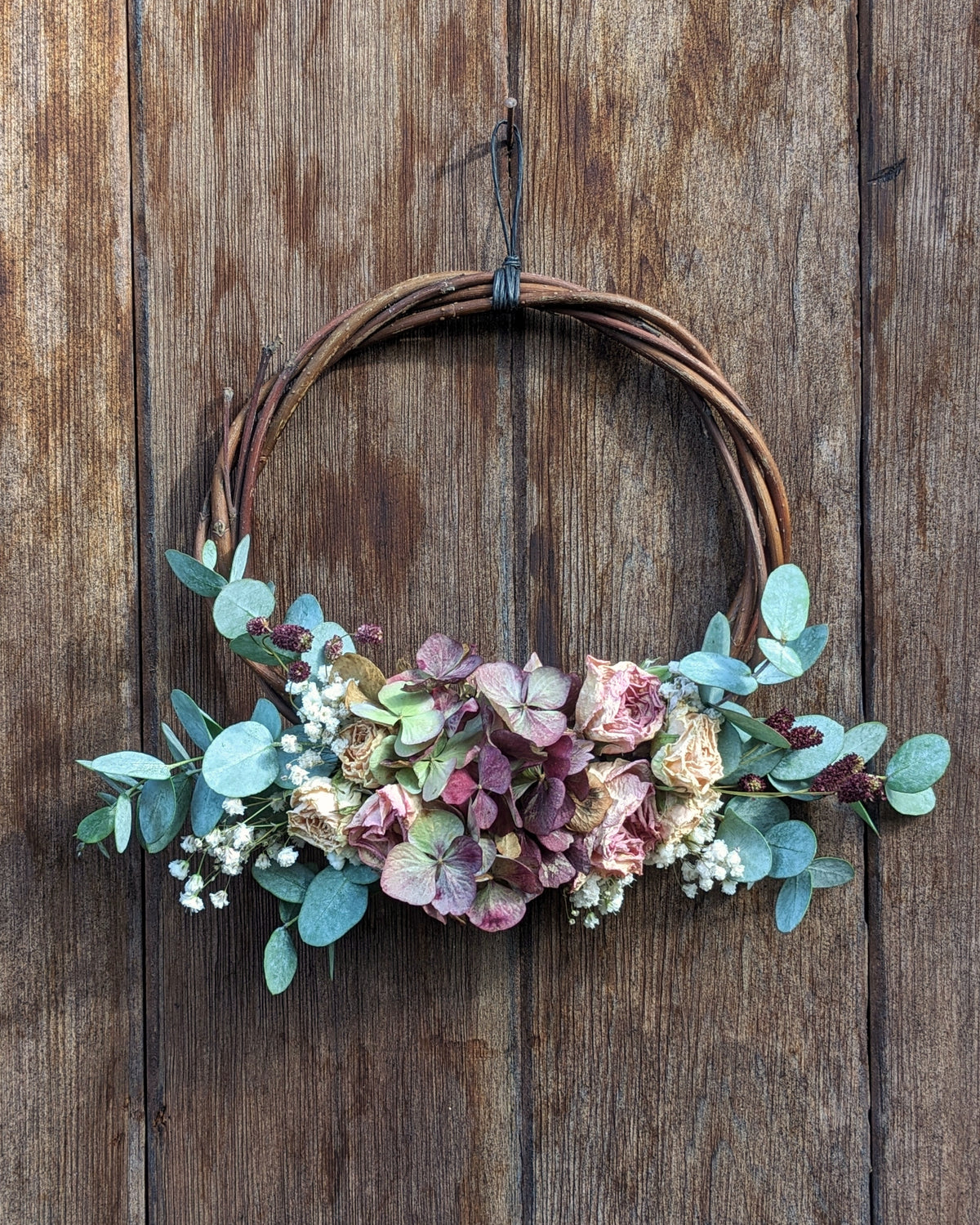 6"-10" Dried Wreaths