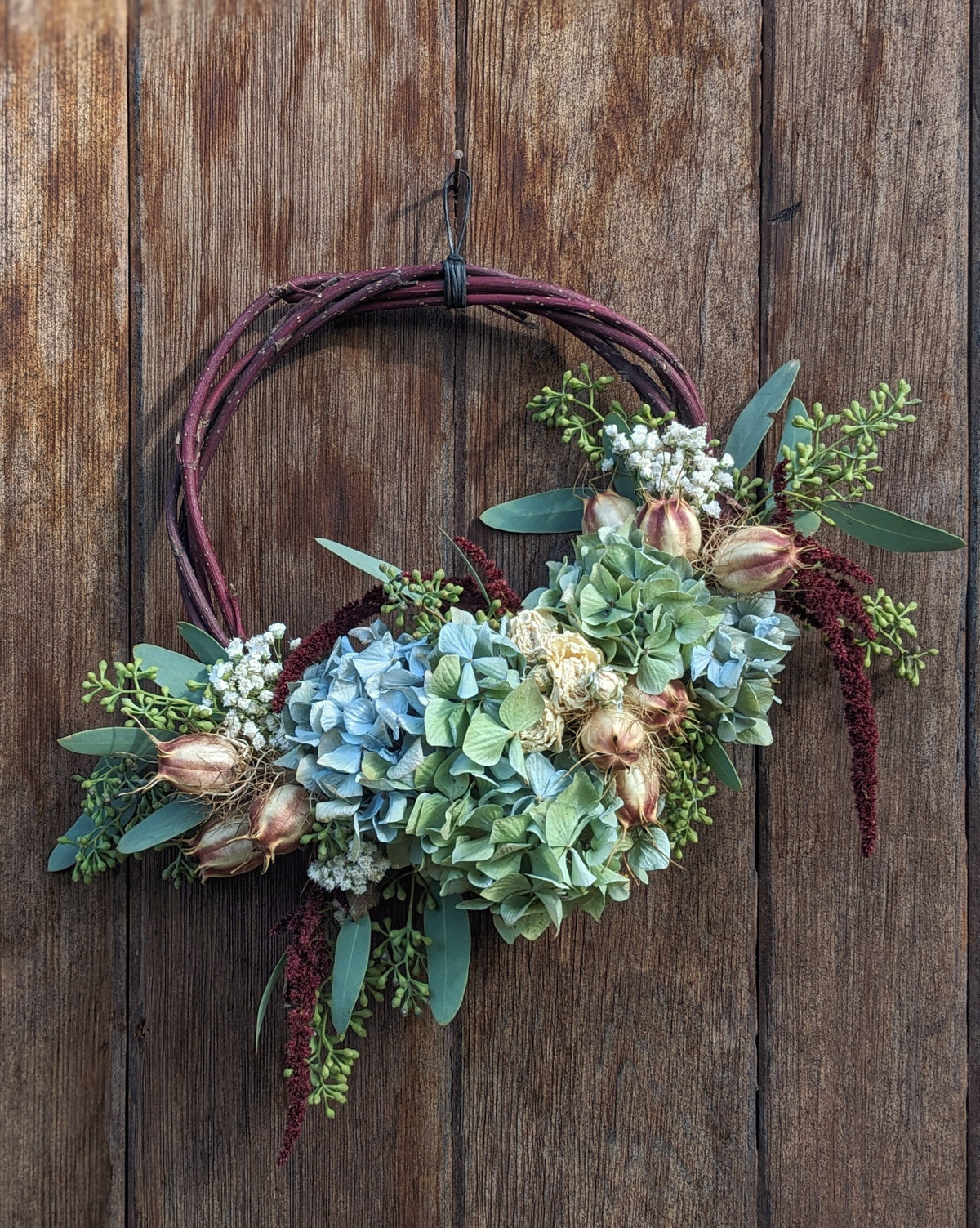 6"-10" Dried Wreaths