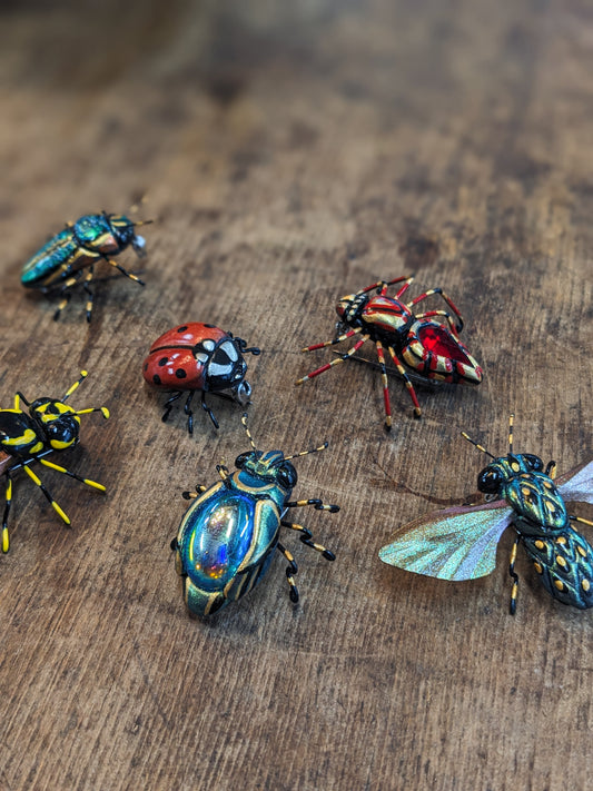 SKINKS Jewelled Insects - Locally Made