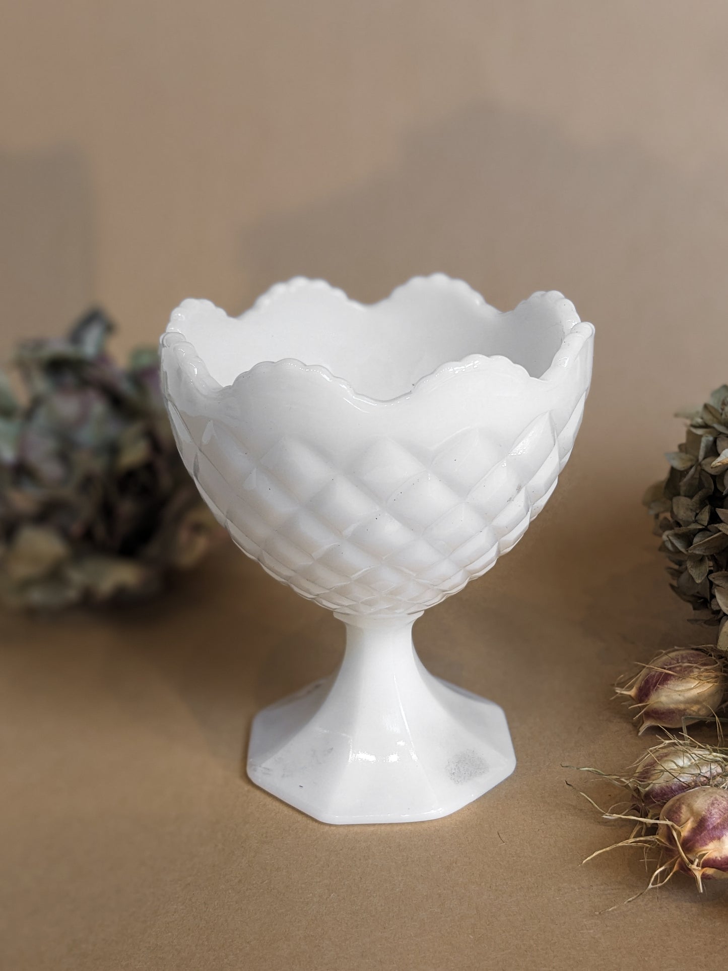 Milk Glass Goblets