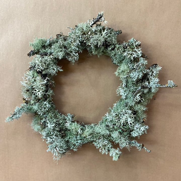 A One-of-a-kind Lichen Twig Wreath (4731848228945)