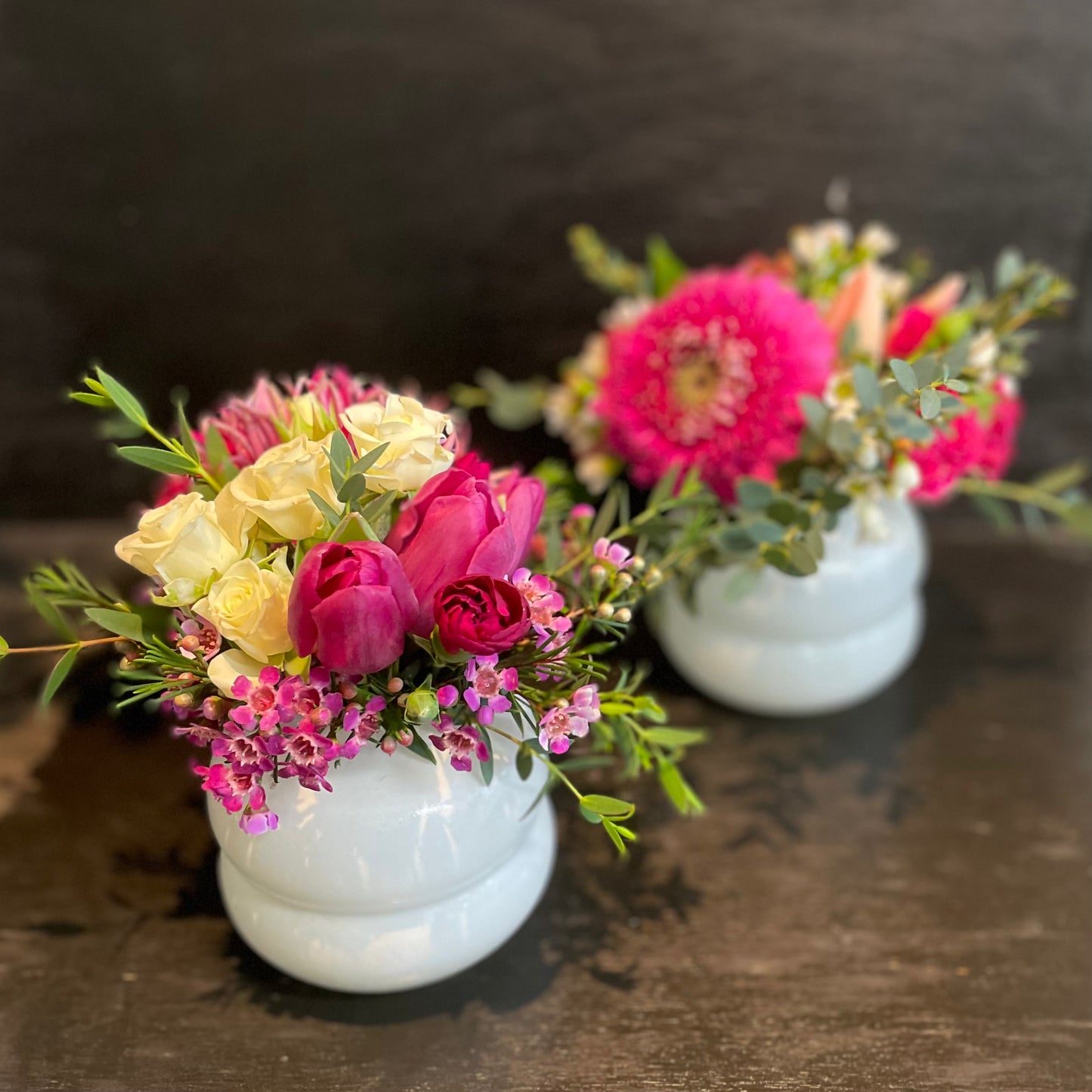 Double Bubble Glass Arrangement